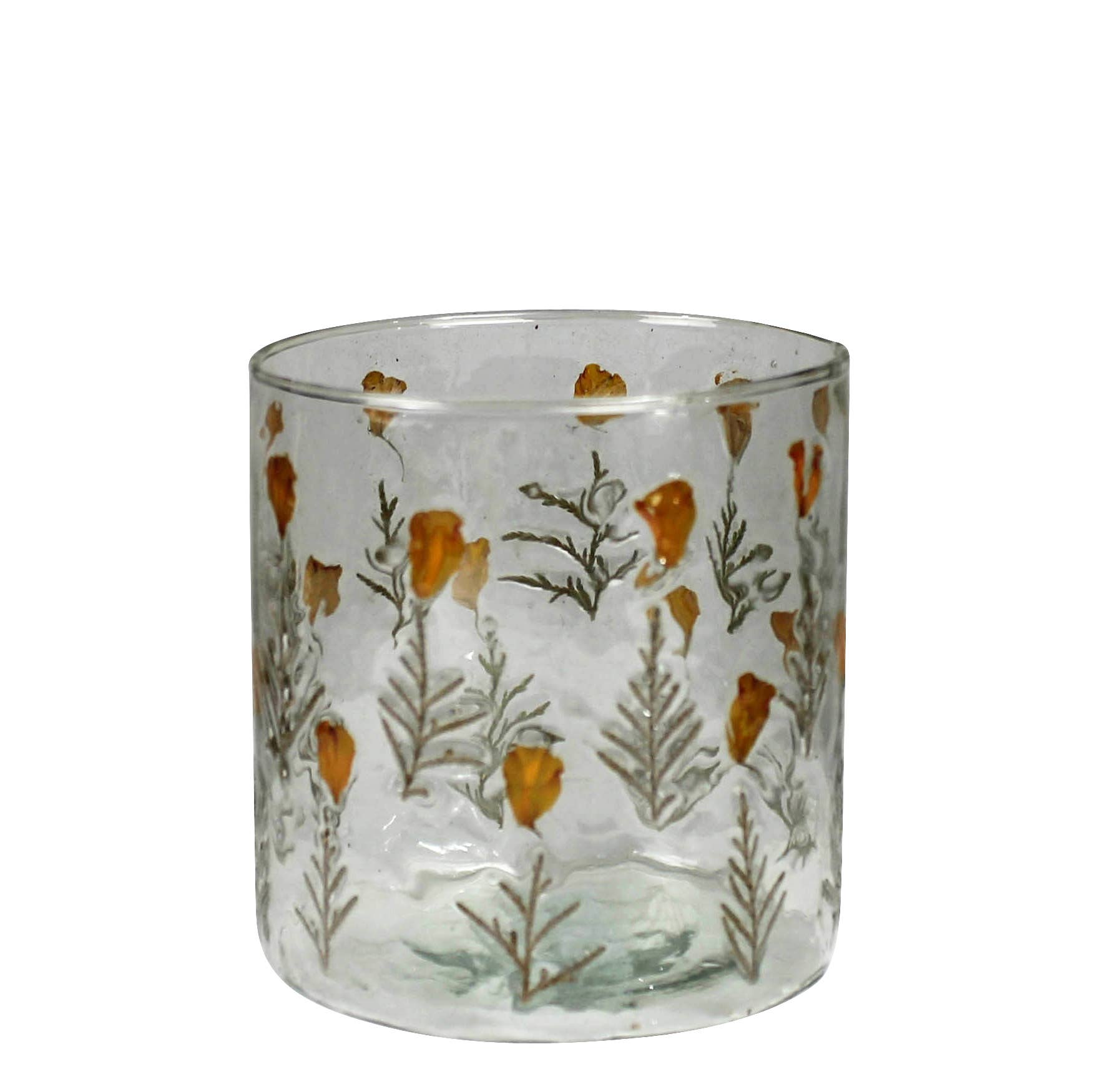 Tiny Flower Hurricane Vase