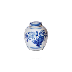 Abundant Peony Ginger Jar