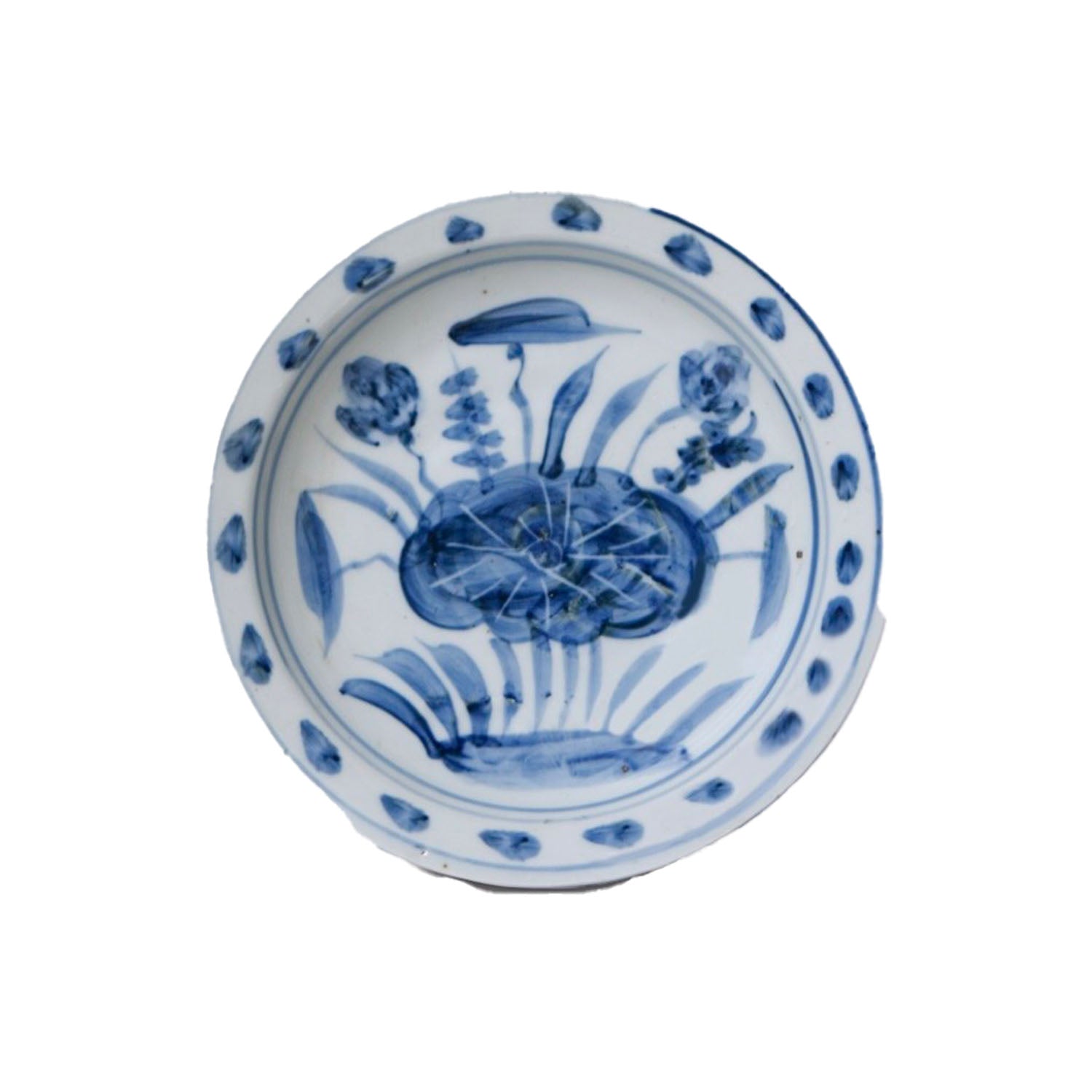 Blue Floral Dish