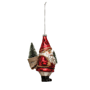 Busy Santa Ornament