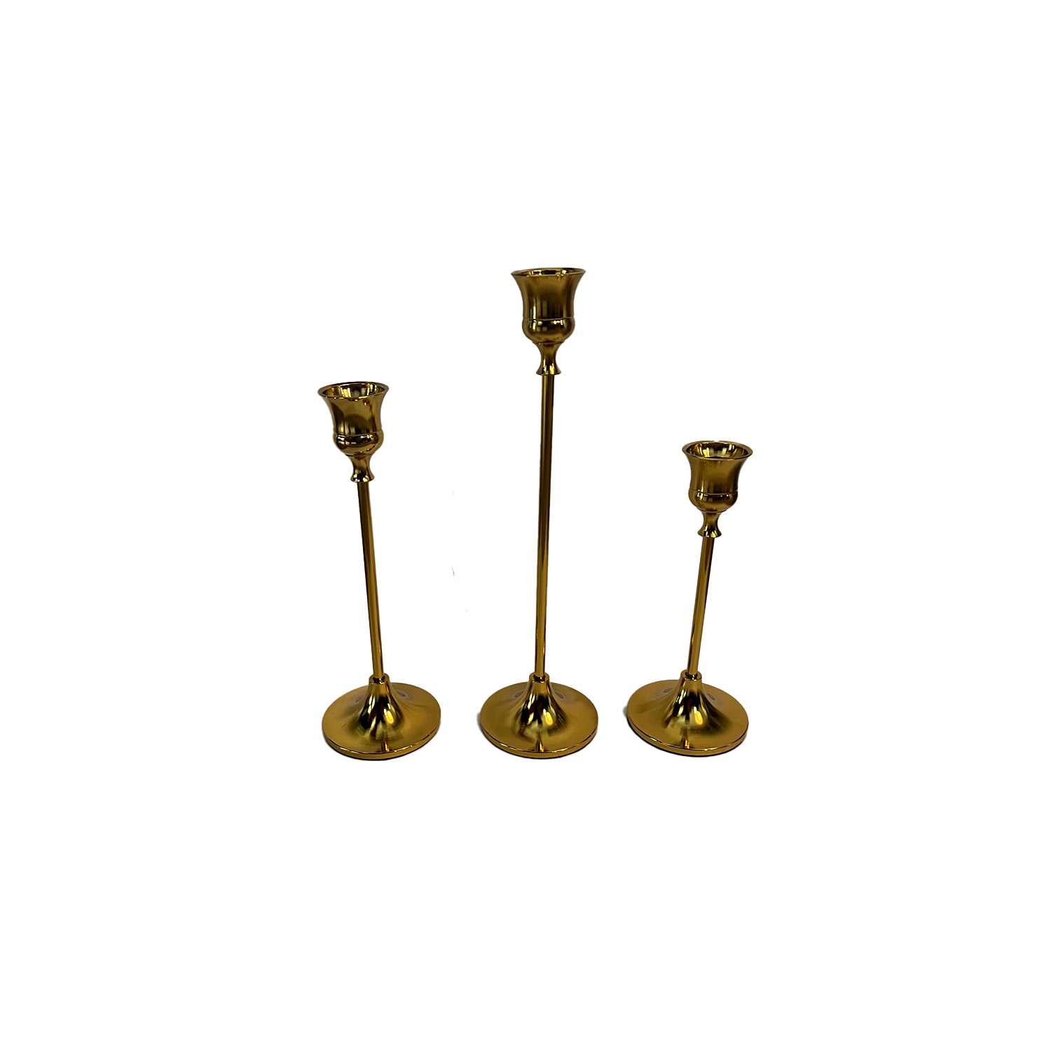 Charles Gold Candle Holder