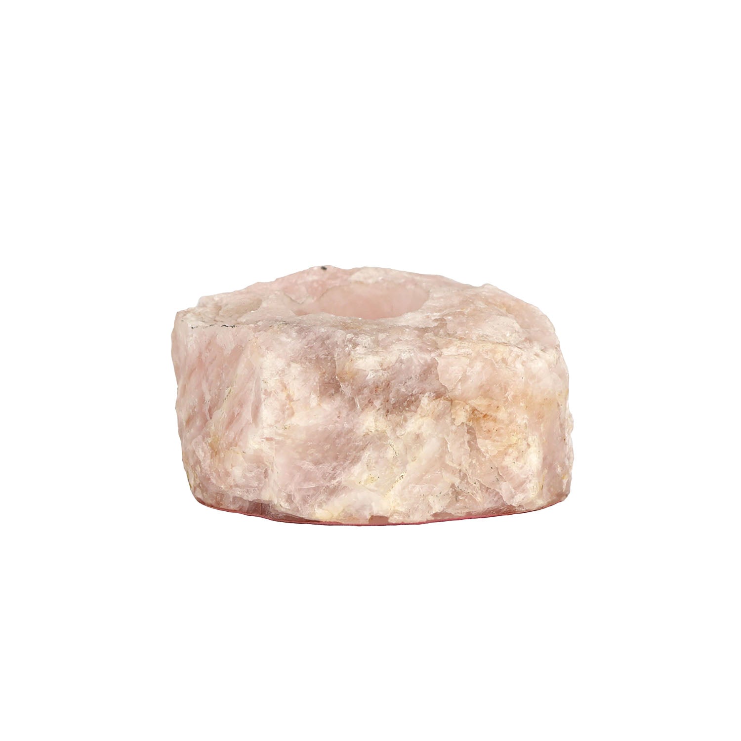 Rose Quartz Candle Holder