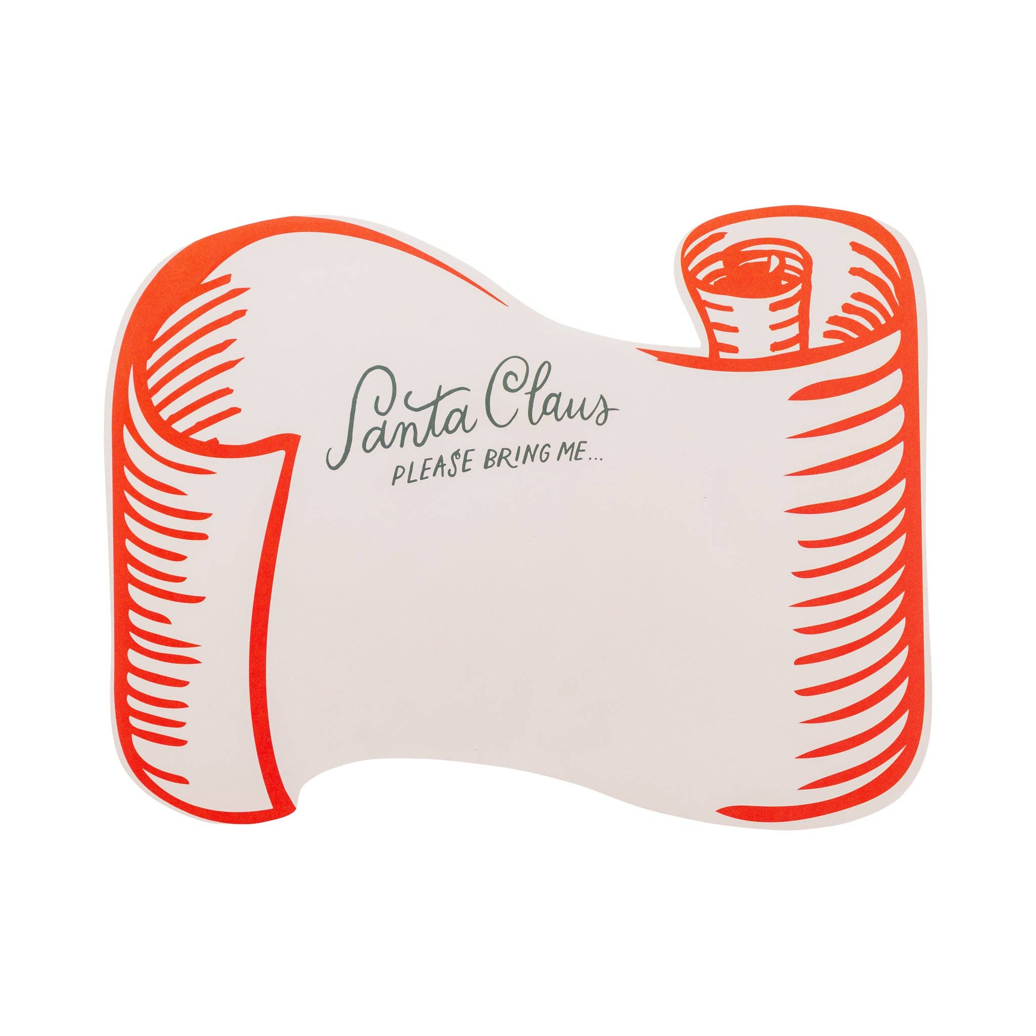 Santa Wishlist Scroll Placemat