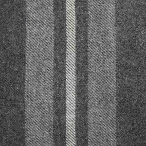 Cabin Wool Throw: Smoke olive navy