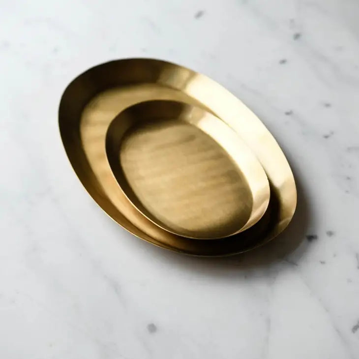 Oval Brass Tray