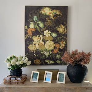 Baroque Floral Arrangement Wall Art