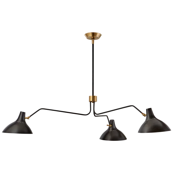 Charlton Large Triple Arm Chandelier