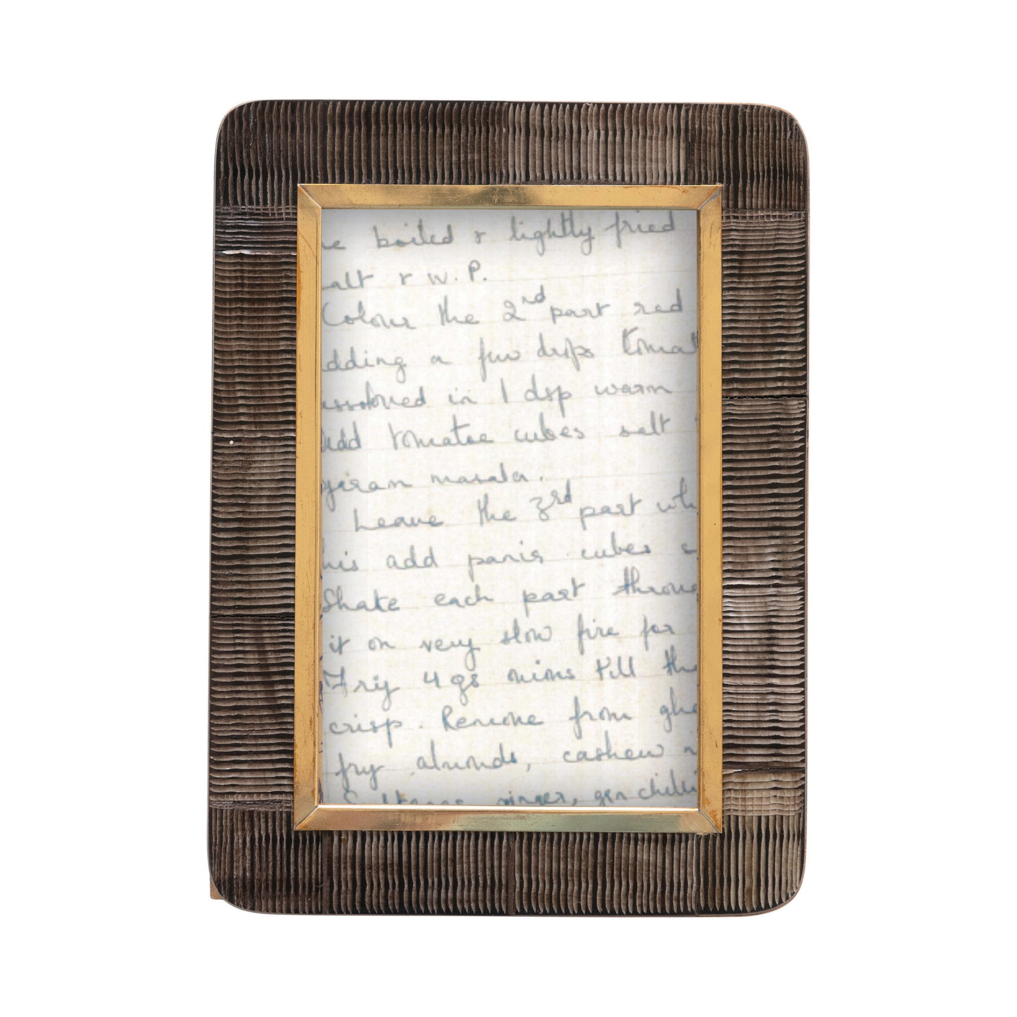 Carved Brass Frame