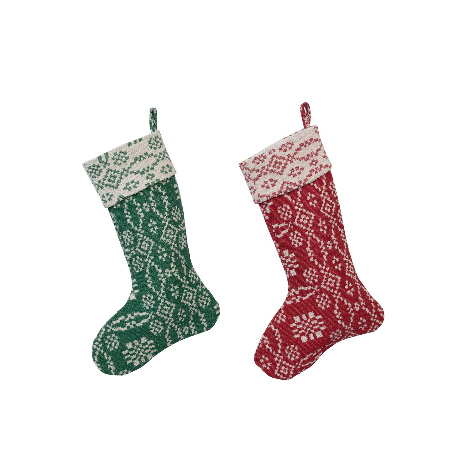 Pattern Woven Stockings